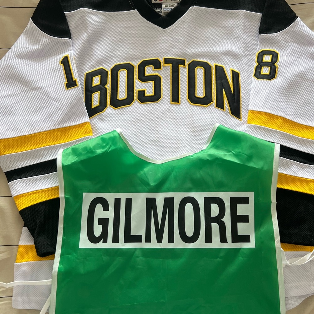 Happy Gilmore Movie Jersey and Bad Bunny Caddy Boston Kids Jersey LIKE NEW